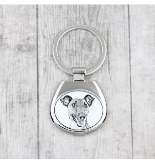 Fox Terrier Smooth - keychain with a dog, keychain with a print, personalized pendant from the Art-Dog brand