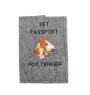 Foksterier szorstkowłosy etui na paszport Art-Dog