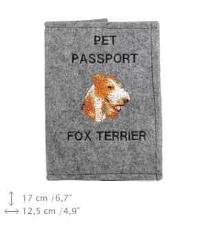 Foksterier szorstkowłosy etui na paszport Art-Dog