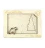 Fox Terrier Wire - Photo frame, engraved wooden frame, a lovely gadget for the dog lover by Art-Dog