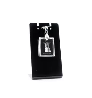 Fox-terrier à poil lisse - Pendentif chien en cristal, collier photo, bijoux uniques par Art-Dog
