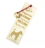 Fox-terrier à poil lisse - marque-page pour livre avec chien, marque-page personnalisé, accessoire canin pour les lecteurs de la marque Art-Dog