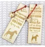 Fox-terrier à poil lisse - marque-page pour livre avec chien, marque-page personnalisé, accessoire canin pour les lecteurs de la marque Art-Dog