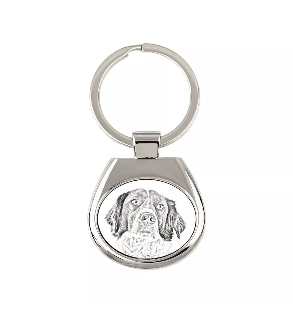 French Spaniel, French Setter, Canadian Setter - keychain with a dog, keychain with a print, personalized pendant from the Art-Dog brand