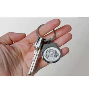 Épagneul français - porte-clés avec chien, porte-clés imprimé, breloque personnalisée de la marque Art-Dog