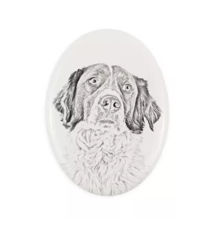 Spaniel francuski płyta nagrobna ze zdjęciem psa Art-Dog