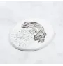 Épagneul français - une plaque commémorative avec une photo de chien, une plaque funéraire avec une impression, une plaque ovale personnalisée de la marque Art-Dog