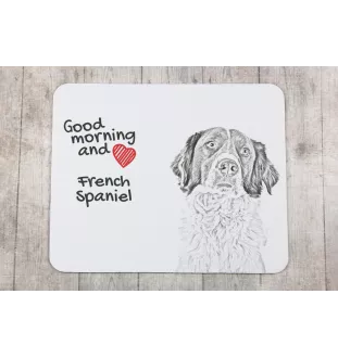 Spaniel francuski podkładka pod mysz z psem Art-Dog