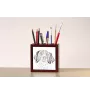 Épagneul français - porte-stylo avec chien, organiseur de bureau avec impression, décoration de bureau personnalisée de la marque Art-Dog