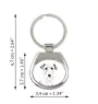Fox Terrier Wire - keychain with a dog, keychain with a print, personalized pendant from the Art-Dog brand