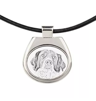 Épagneul français - collier avec chien, pendentif personnalisé avec photo, collier unique pour femmes et hommes de la marque Art-Dog