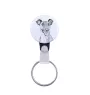 Fox Terrier Smooth - keychain with a dog portrait, pendant with the brand's own Art-Dog graphics