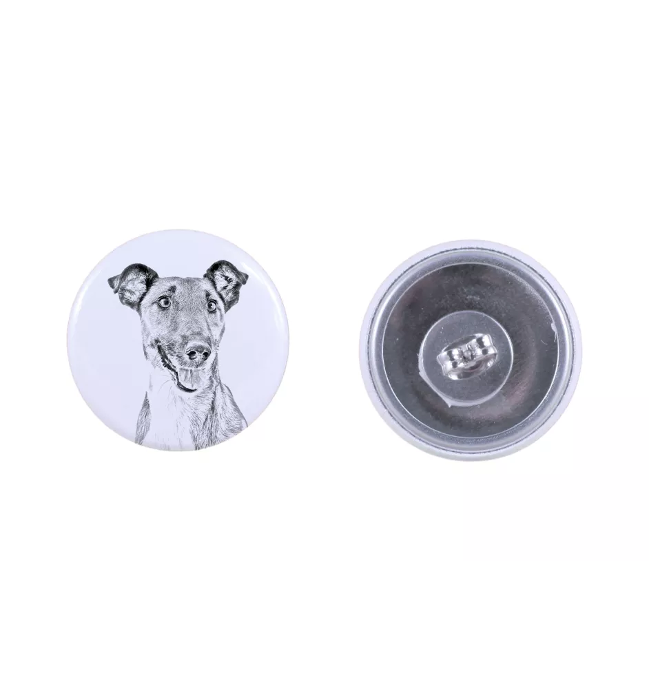 Fox Terrier Smooth - unique dog earrings, your pet on a keychain, Art-Dog's own brand