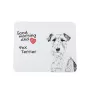 Fox Terrier Drahthaar, Foxterrier - Mauspad mit Druck, personalisiertes Mauspad mit Hund, einzigartiges Gadget für Büroangestellte von Art-Dog.