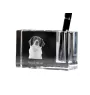 Épagneul français - Porte-stylos, organiseur en cristal avec photo de chien, décoration de bureau unique par la marque Art-Dog