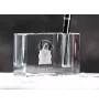 Épagneul français - Porte-stylos, organiseur en cristal avec photo de chien, décoration de bureau unique par la marque Art-Dog