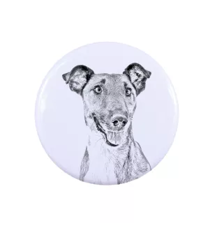 Foksterier krótkowłosy  pierścionek z psem mały Art-Dog