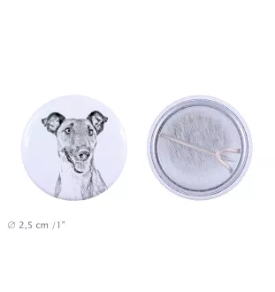 Fox-terrier à poil lisse - badge avec votre chien, ajoutez votre propre photo, marque Art-Dog