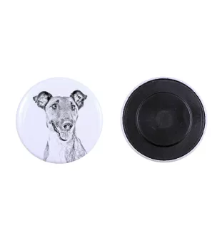 Fox Terrier Smooth - magnet with a dog's pupil, exceptionally light, strong magnet, handmade product by the Art-Dog brand