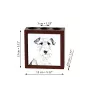 Fox Terrier Drahthaar, Foxterrier - Stifthalter mit Hund, Schreibtischorganizer mit Aufdruck, personalisierte Schreibtischdekoration der Marke Art-Dog