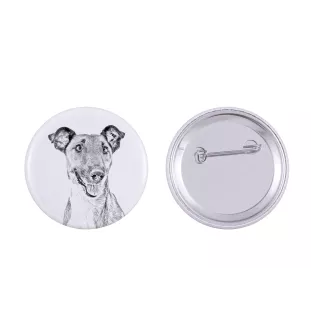 Fox-terrier à poil lisse - badge avec votre chien, ajoutez votre propre photo, marque Art-Dog
