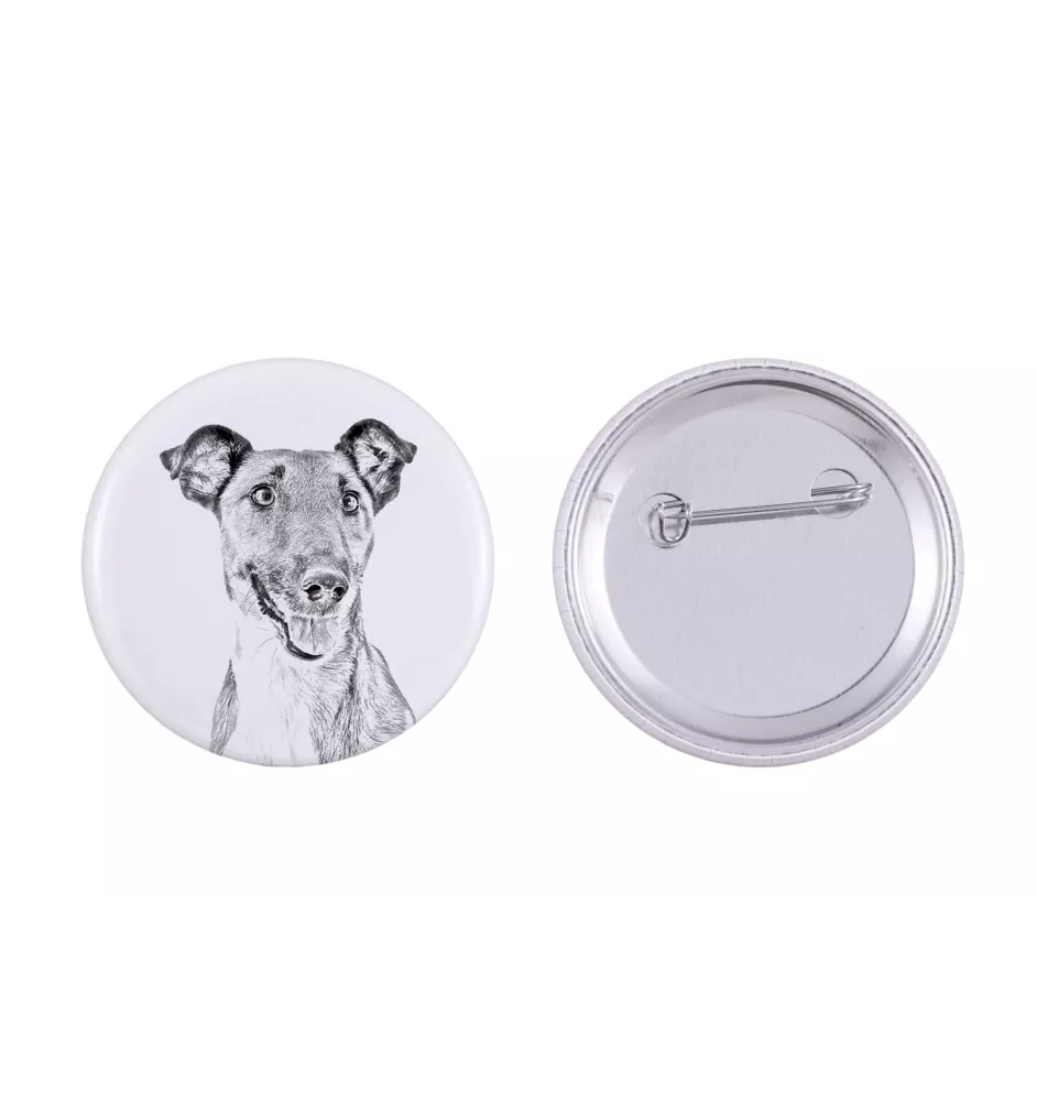 Fox-terrier à poil lisse - badge avec votre chien, ajoutez votre propre photo, marque Art-Dog