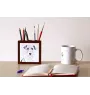 Fox-terrier à poil dur - porte-stylo avec chien, organiseur de bureau avec impression, décoration de bureau personnalisée de la marque Art-Dog