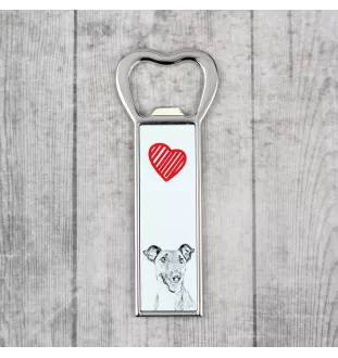 Fox Terrier Glatthaar, Foxterrier - Flaschenöffner mit Hund, personalisierter Flaschenöffner für den Kühlschrank, ein einzigartiges Geschenk für Männer von der Marke Art-Dog
