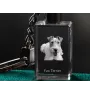 Foksterier szorstkowłosy brelok kryształowy z psem Art-Dog