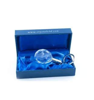 Fox Terrier Drahthaar, Foxterrier - Anhänger mit einem Foto eines Hundes, Schlüsselanhänger aus Kristall in einer Geschenkbox, ein einzigartiges Geschenk von Art-Dog