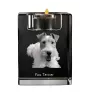Fox Terrier Drahthaar, Foxterrier - Kerzenhalter mit Hundefoto, Teelichthalter aus Kristall, personalisiertes Geschenk der Marke Art-Dog