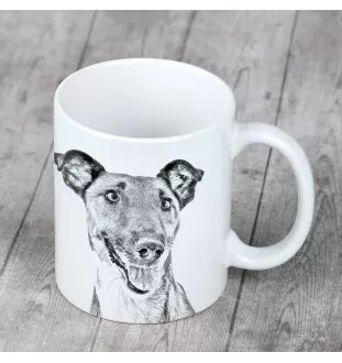 Fox Terrier Smooth - cup with a dog, cute cup with graphics, a gift with your photo from the Art-Dog brand