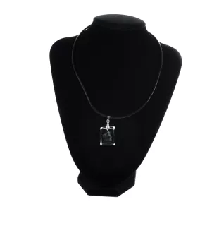 Fox-terrier à poil dur - Pendentif chien en cristal, collier photo, bijoux uniques par Art-Dog