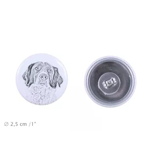 Épagneul français - boucles d'oreilles uniques avec un chien, votre animal de compagnie sur un porte-clés, marque propre Art-Dog