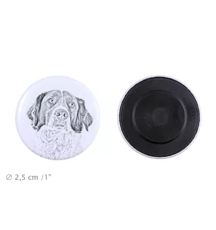 French Spaniel, French Setter, Canadian Setter - magnet with a dog's pupil, exceptionally light, strong magnet, handmade product by the Art-Dog brand