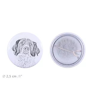 Épagneul français - badge avec votre chien, ajoutez votre propre photo, marque Art-Dog