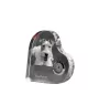 Fox Terrier Wire - crystal clock with a dog picture, heart-shaped shelf clock, personalized standing clock by Art-Dog brand