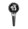 Fox Terrier Wire - Crystal bottle stopper, unique wine stopper with photo, personalised gift for sommelier by Art-Dog brand