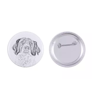 Épagneul français - badge avec votre chien, ajoutez votre propre photo, marque Art-Dog