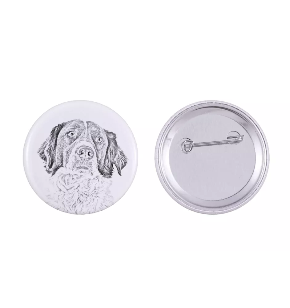 Épagneul français - badge avec votre chien, ajoutez votre propre photo, marque Art-Dog