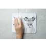 Fox-terrier à poil lisse - tapis de souris personnalisé avec impression, tapis de souris personnalisé avec chien, accessoire unique pour employé de bureau de la marque Art-Dog