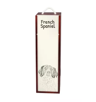 Spaniel francuski pudełko na wino z psem Art-Dog