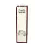 Épagneul français - boîte à vin avec chien, boîte à alcool avec graphisme, boîte cadeau personnalisée de la marque Art-Dog