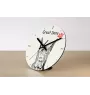 French Spaniel, French Setter, Canadian Setter - wall clock with a dog, shelf clock with a print, personalized home decoration from the Art-Dog brand