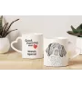 Französischer Spaniel, Epagneul Français - Tasse mit Hund, entzückende Tasse mit herzförmigem Henkel, universelles Geschenk der Marke Art-Dog