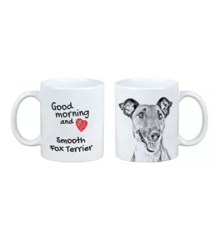 Fox Terrier Smooth - cup with a dog, cup with a photo, personalized gift from the Art-Dog brand
