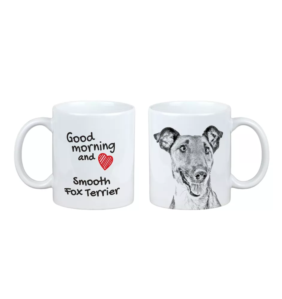 Fox-terrier à poil lisse - tasse avec chien, tasse avec photo, cadeau personnalisé de la marque Art-Dog