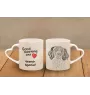 Französischer Spaniel, Epagneul Français - Tasse mit Hund, entzückende Tasse mit herzförmigem Henkel, universelles Geschenk der Marke Art-Dog
