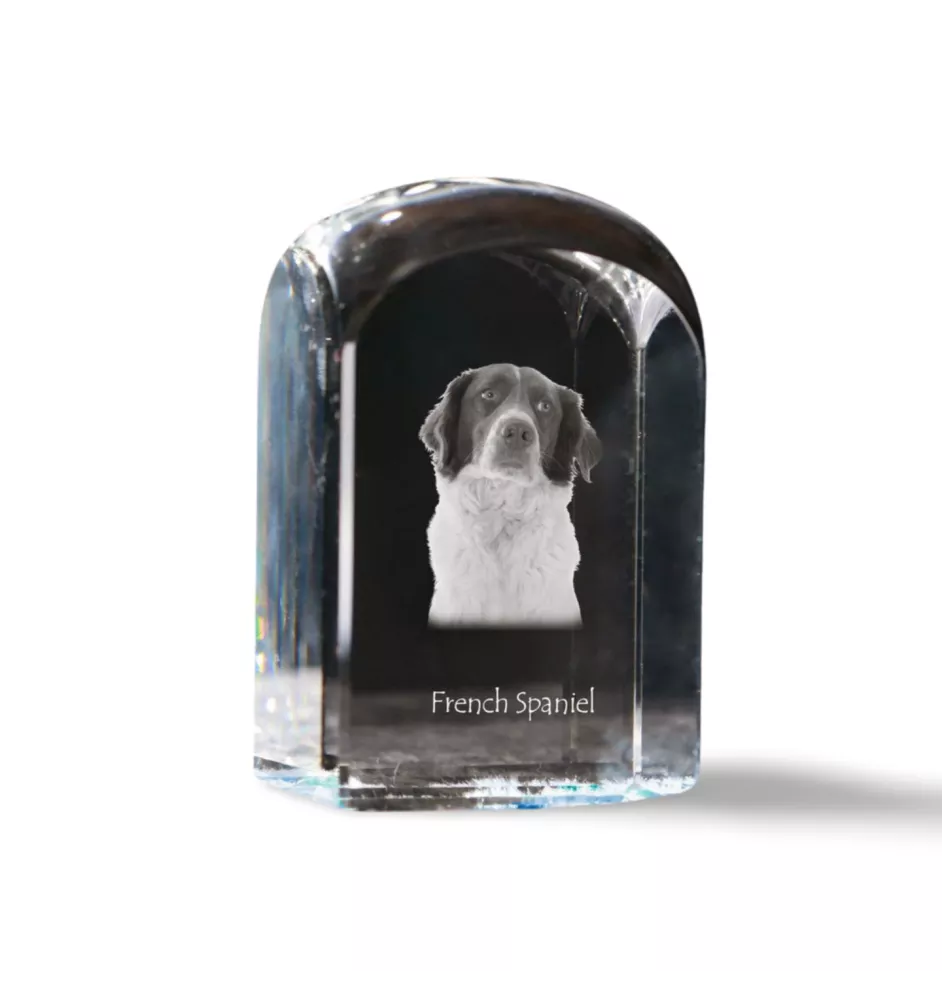 Spaniel francuski kryształ pieczątka pięczątka z psem Art-Dog