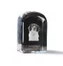 Épagneul français - un cube de cristal avec une photo, une photo de chien dans le cristal, un presse-papiers cubique de la marque Art-Dog